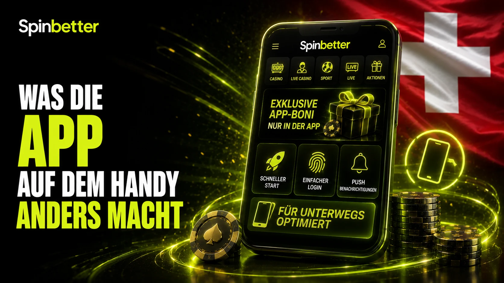 was die SpinBetter App auf dem Handy anders macht als der Browser